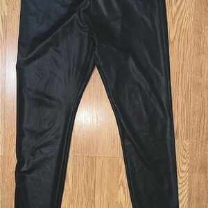 Target Black Faux Leather Leggings